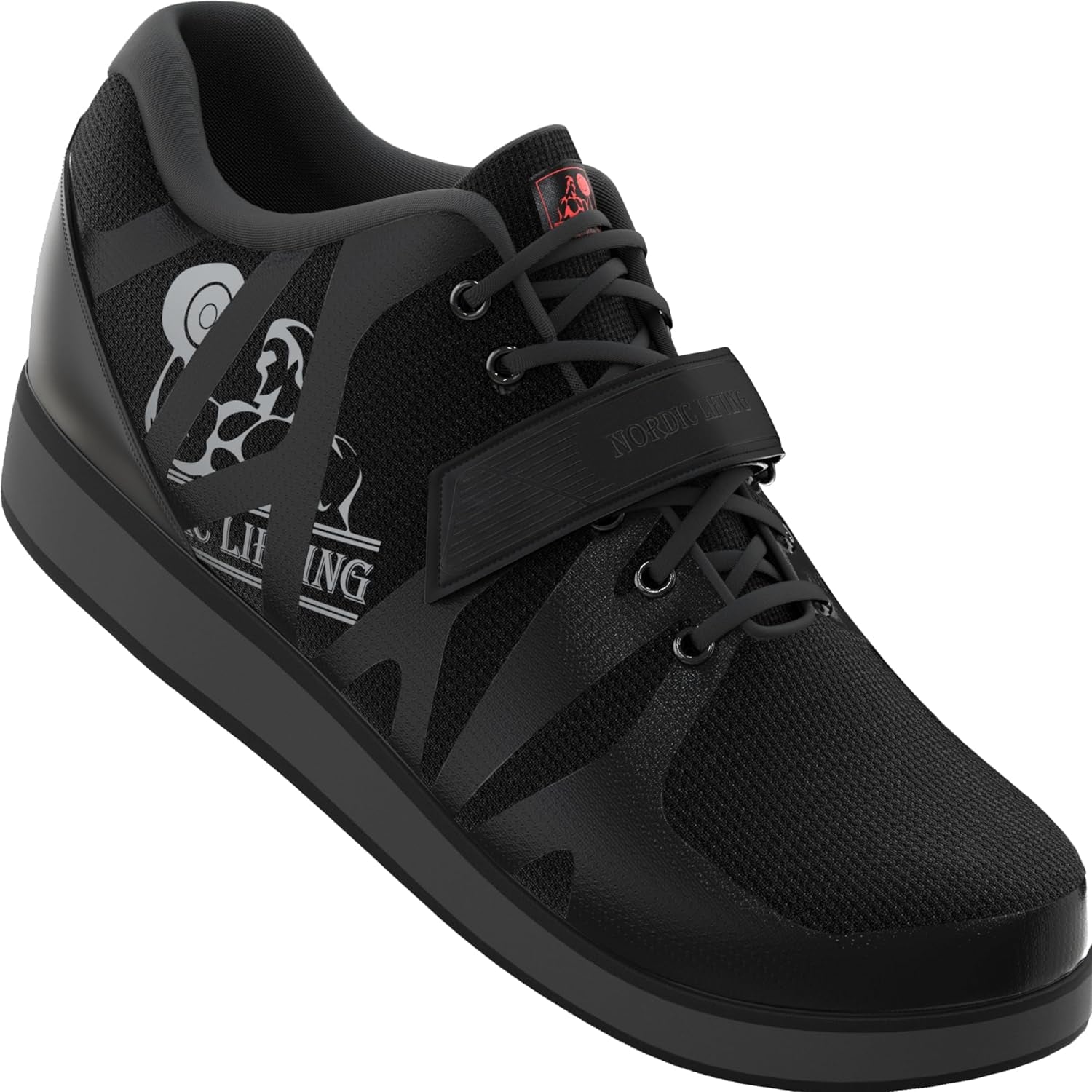 MEGIN Deadlift Shoes – Elevated Heel Gym Footwear for Powerlifting, Weightlifting & Strength Training – Non-Slip Sole Lifting Shoes for Men