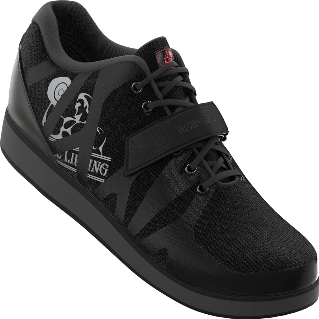 MEGIN Deadlift Shoes – Elevated Heel Gym Footwear for Powerlifting, Weightlifting & Strength Training – Non-Slip Sole Lifting Shoes for Men