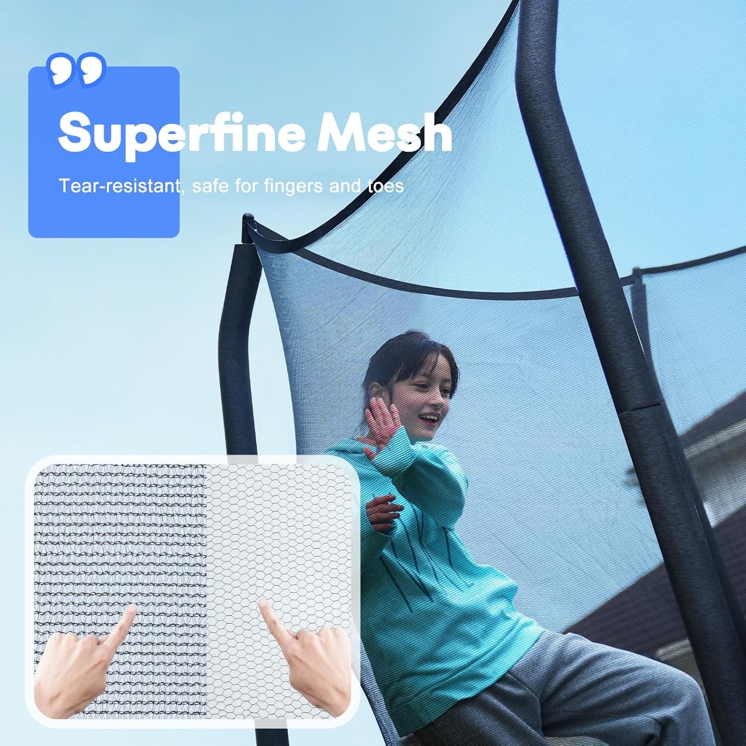 1500LBS Weight Capacity Rectangle Trampoline 10X17Ft 9X15FT 8X14FT Outdoor Square Gymnastics Trampolines with Basketball Hoops for Kids Adults Long Large Big Rectangular Tumbling Trampolin