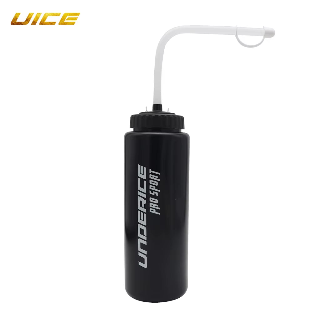 Hockey Water Bottle BPA Free Ice Hockey Sports Bottle 1000ML Hockey Equipment Football Lacrosse Bottles Sports Gear